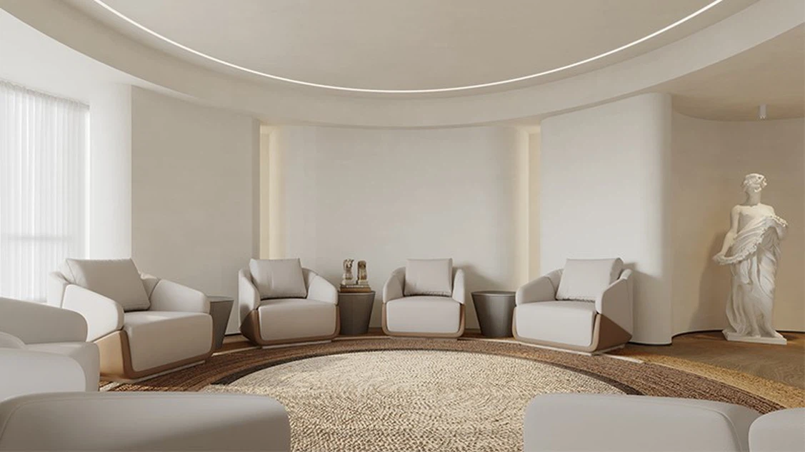 High Tech Microfiber Leather Single Seater Sofa High Tech Microfiber Leather Single Seater Sofa