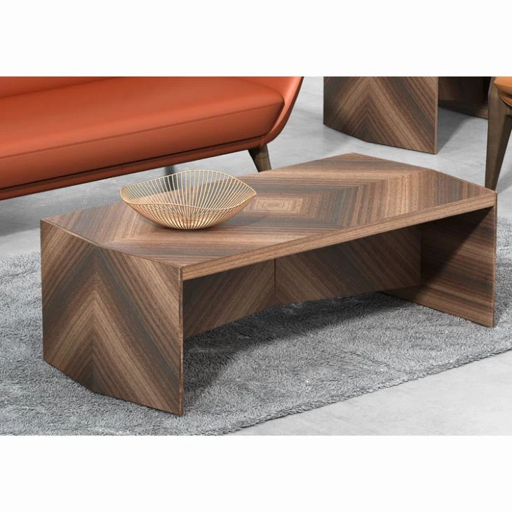 MDF Wood Veneer Coffee Table