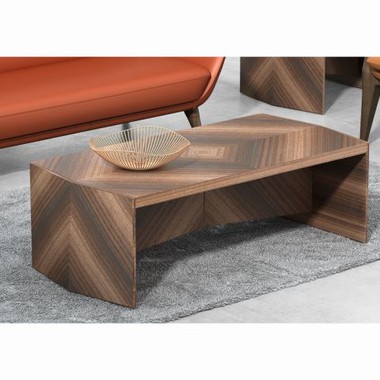 Luxury High End Wooden Veneer Big Coffee Table Office Furniture (HD-31214)