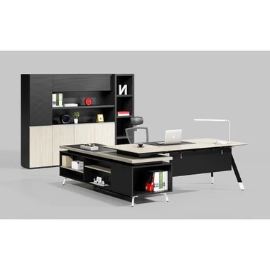 Uplift Hdr-A10L 90 Degree L-Shaped Office Desk with Hutch