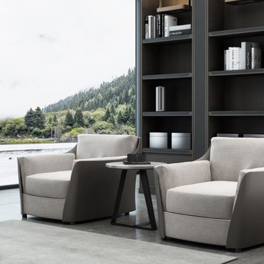 Northern Europe Small Family Type Cloth Art Sofa Contracted Modern Three Person Sitting Room Combination