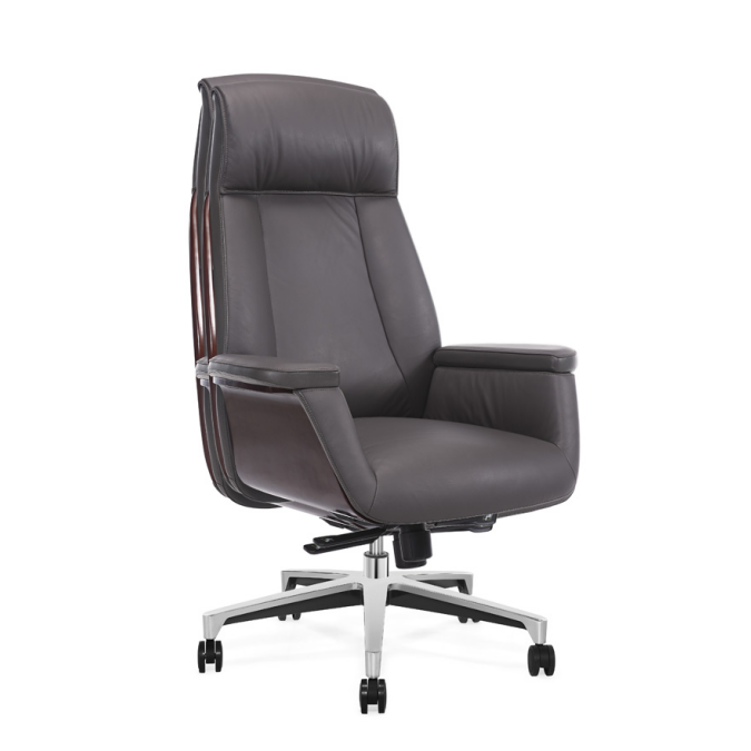 MY‑6087‑HL Executive Chair – Italian Leather · Executive Heritage Design