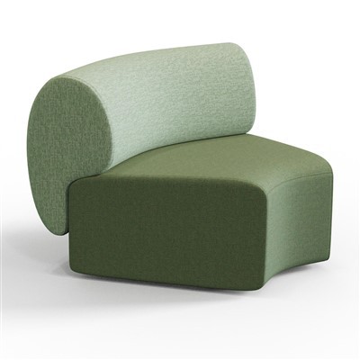 Armless Single Lounge Sofa | Modular Seating For Modern Spaces