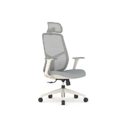 Ergonomic High Back Office Chair, 3-Level Gas Lift & Universal Casters