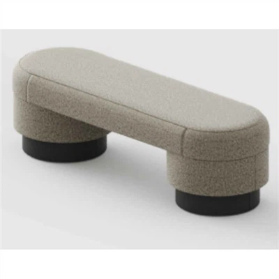 Minimalist 3-Seater Upholstered Lounge Bench For Modern Interiors