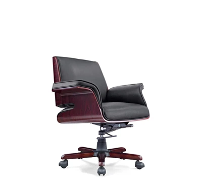 MY‑6024‑ML Executive Chair – Wood‑Framed Authority With Contemporary Comfort