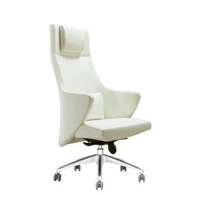 MY‑6053‑HL Executive Chair – Adjustable Headrest · Italian Leather Comfort