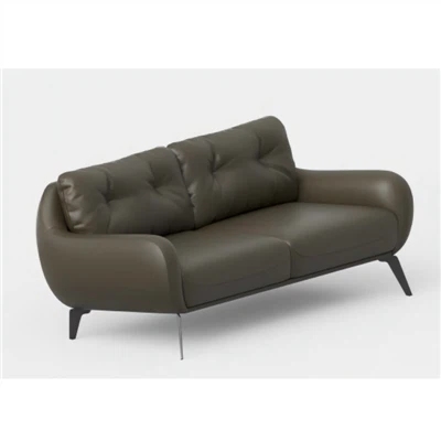 Three-Seater Sofa in Ultra-Leather Upholstery