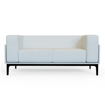 Two-Seat Sofa Aluminium Crossbar Base