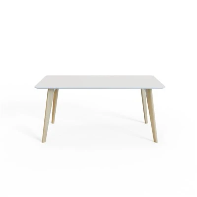 Versatile Compact Work Table With MFC Top & Solid Ash Wood Legs